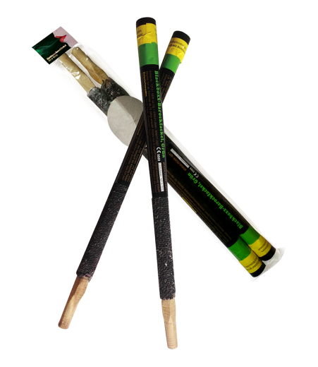 Barockfackel, Grün (2er Pack)