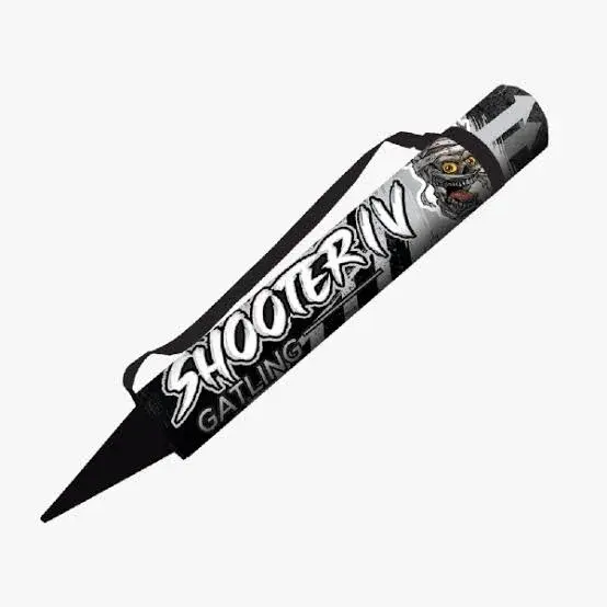 Shooter Gatling 4 (Blau/Rot/Silver Strobe)
