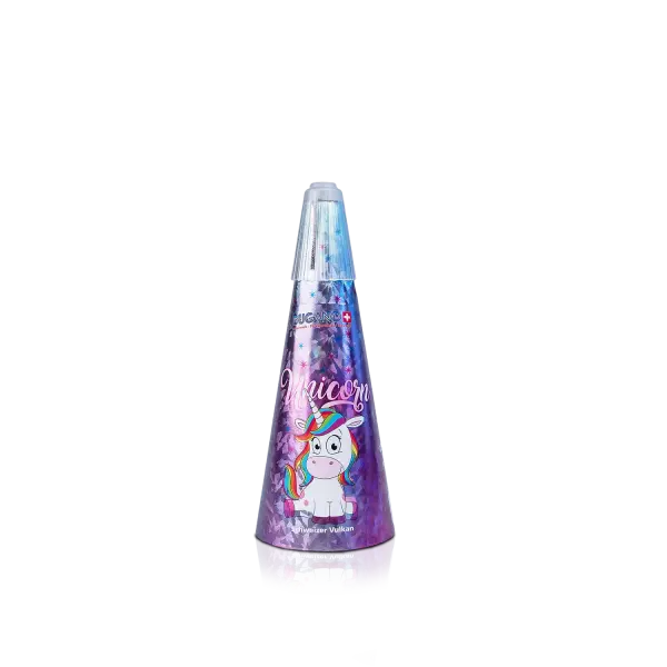 Unicorn Gr.6 Goldblüten/Blau u. Pink sterne
